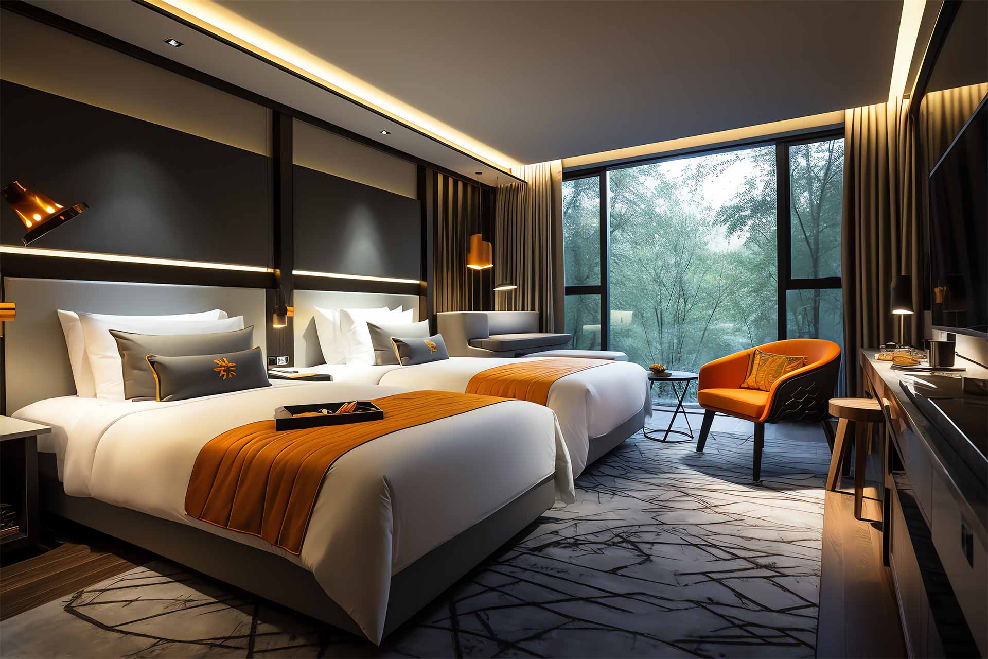 Restoring the Lighting Design in the Hotel